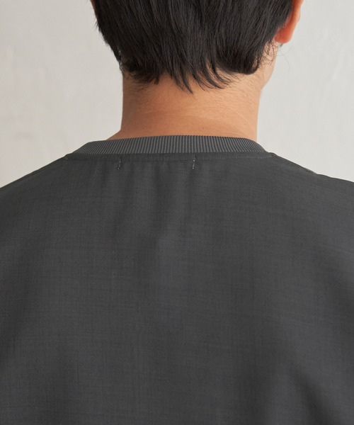 ikka(イッカ)の「冷感異素材コンビTシャツ(Tシャツ/カットソー・メンズ・カーキ/チャコール/ネイビー/ホワイト・M/L/XL/S)」の12枚目の写真