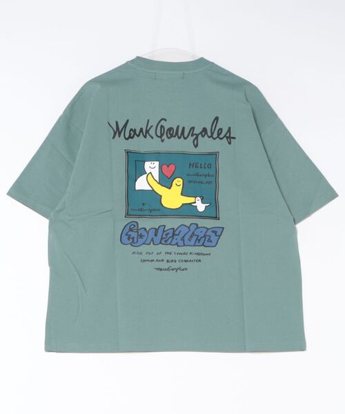 Port(ポート)の「【 Mark Gonzales / マークゴンザレス 】 ANGEL ART Tシャツ(Tシャツ/カットソー・メンズ・ブラック/セージグリーン/ホワイト・M/L/XL)」の5枚目の写真