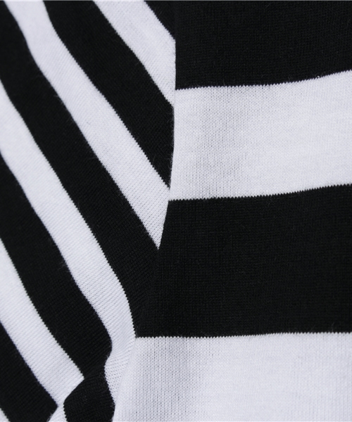 CHUBBYGANG（チャビーギャング）の「バイボーダー　5分袖Tシャツ（Tシャツ/カットソー・キッズ・ブラック/レッド・110/130/80/120/100/90）」の11枚目の写真