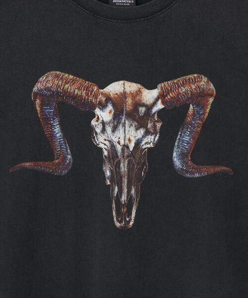 ADAM PATEK(アダムパテック)の「ADAMPATEK/アダムパテック/RED:BANSHEE SPIKE THRONE Graphic short sleeve t-shirt(Tシャツ/カットソー・レディース・ブラック・2/1)」の4枚目の写真