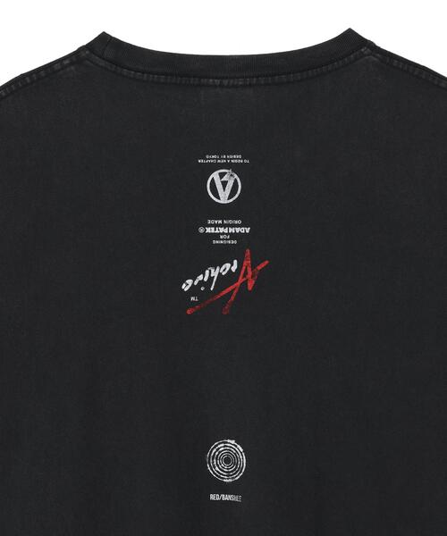 ADAM PATEK(アダムパテック)の「ADAMPATEK/アダムパテック/RED:BANSHEE SPIKE THRONE Graphic short sleeve t-shirt(Tシャツ/カットソー・レディース・ブラック・2/1)」の8枚目の写真