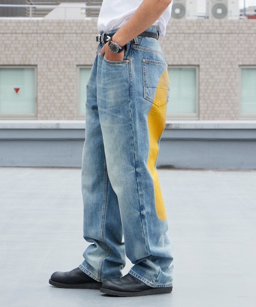 EVISU（エヴィス）の「EVISU/エヴィス Deicock Jeans #2030 レギュラーフィット ジーンズ カモメプリント デニムパンツ メンズ 2026年 夏服 秋服（デニムパンツ・メンズ・ライトブルー・34/32/30/28）」の13枚目の写真