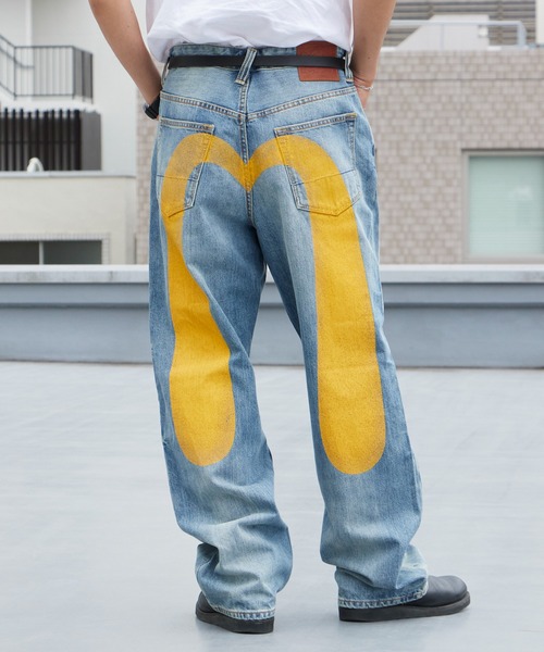 EVISU（エヴィス）の「EVISU/エヴィス Deicock Jeans #2030 レギュラーフィット ジーンズ カモメプリント デニムパンツ メンズ 2026年 夏服 秋服（デニムパンツ・メンズ・ライトブルー・34/32/30/28）」の19枚目の写真