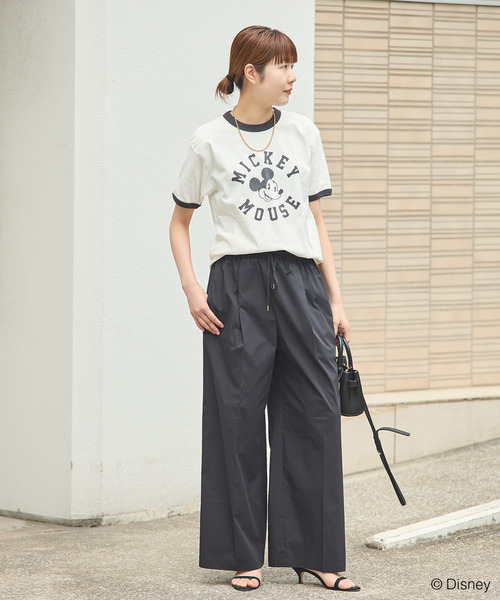 journal standard L'essage(ジャーナルスタンダードレサージュ)の「《追加》【MICKEY】ピグメントTシャツ(Tシャツ/カットソー・レディース・ベージュ系その他/ホワイト・FREE)」の12枚目の写真