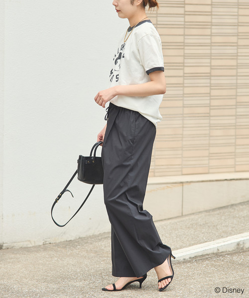 journal standard L'essage(ジャーナルスタンダードレサージュ)の「《追加》【MICKEY】ピグメントTシャツ(Tシャツ/カットソー・レディース・ベージュ系その他/ホワイト・FREE)」の6枚目の写真