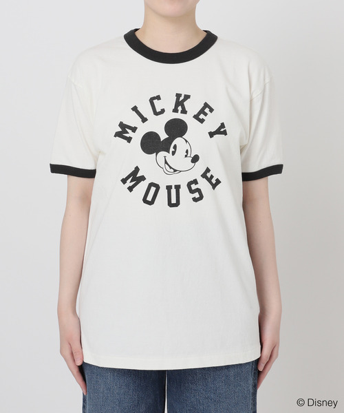 journal standard L'essage(ジャーナルスタンダードレサージュ)の「《追加》【MICKEY】ピグメントTシャツ(Tシャツ/カットソー・レディース・ベージュ系その他/ホワイト・FREE)」の22枚目の写真