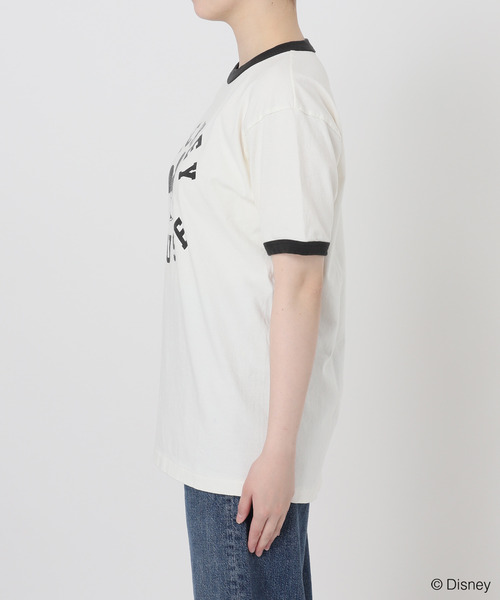 journal standard L'essage(ジャーナルスタンダードレサージュ)の「《追加》【MICKEY】ピグメントTシャツ(Tシャツ/カットソー・レディース・ベージュ系その他/ホワイト・FREE)」の21枚目の写真