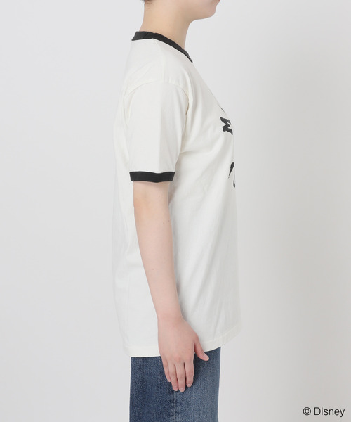 journal standard L'essage(ジャーナルスタンダードレサージュ)の「《追加》【MICKEY】ピグメントTシャツ(Tシャツ/カットソー・レディース・ベージュ系その他/ホワイト・FREE)」の19枚目の写真