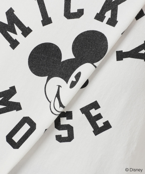 journal standard L'essage(ジャーナルスタンダードレサージュ)の「《追加》【MICKEY】ピグメントTシャツ(Tシャツ/カットソー・レディース・ベージュ系その他/ホワイト・FREE)」の15枚目の写真