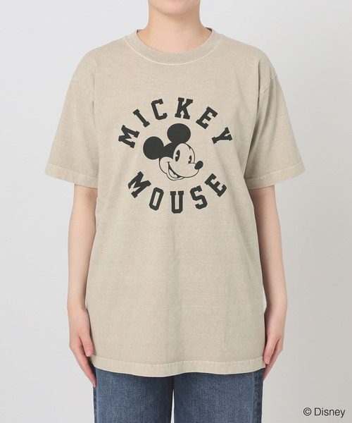 journal standard L'essage(ジャーナルスタンダードレサージュ)の「《追加》【MICKEY】ピグメントTシャツ(Tシャツ/カットソー・レディース・ベージュ系その他/ホワイト・FREE)」の14枚目の写真