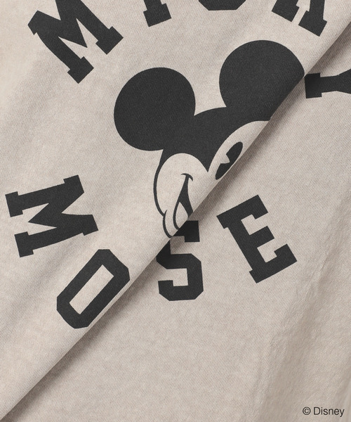 journal standard L'essage(ジャーナルスタンダードレサージュ)の「《追加》【MICKEY】ピグメントTシャツ(Tシャツ/カットソー・レディース・ベージュ系その他/ホワイト・FREE)」の13枚目の写真
