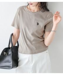 U.S. POLO ASSN. 別注 ロゴ刺繍 Tシャツ