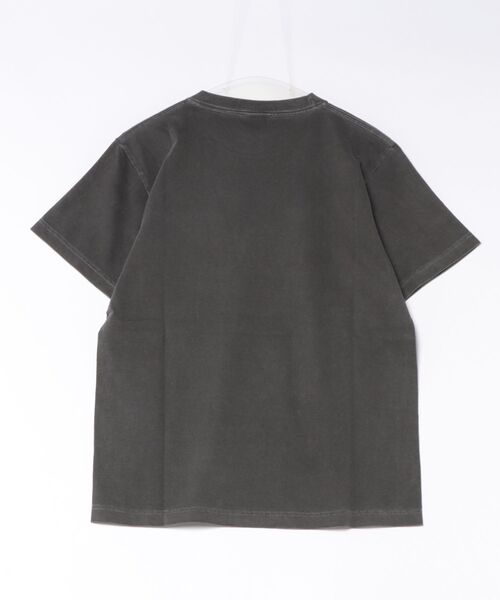 minius（ミニウス）の「【BATMAN/バットマン】 クロームバットマークグラフィックピグメントTシャツ グラフィックプリント ヴィンテージ加工 半袖 ユニセックス（Tシャツ/カットソー・メンズ・ホワイト/ブラック・SMALL/X-LARGE/MEDIUM/LARGE）」の5枚目の写真