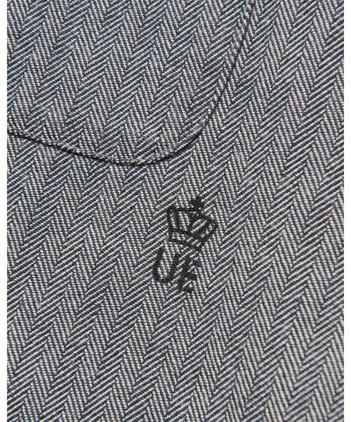uniform experiment(ユニフォームエクスペリメント)の「SELVAGE HERRINGBONE SHIRT(シャツ/ブラウス・メンズ・チャコールグレー・1/2/3/4)」の7枚目の写真