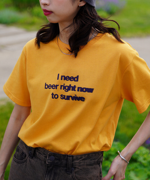 Chillfar(チルファー)の「Chillfar アソートロゴデザインTEEシャツ(Tシャツ/カットソー・レディース・レッド系/ピンク系/イエロー系1/イエロー系/ブルー系1/ブルー系/ネイビー系2/ネイビー系1/ブルー/イエロー/ピンク/レッド/レッド系1・FREE)」の8枚目の写真