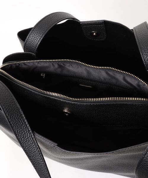 LA BAGAGERIE(ラバガジェリー)の「ソフトシュリンク2WAYハンドバッグ large(ハンドバッグ・レディース・ブラック/ダークグレー/ブラウン/グレイッシュベージュ・FREE)」の7枚目の写真