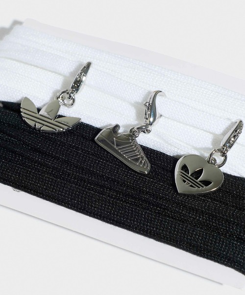 adidas（アディダス）の「adidas/アディダス JEWELACE  ジュエルレース シューレース シューチャーム シューアクセサリー シューズチャーム メタルチャーム クリアケース付き 2026年 夏 夏服（シューズ小物/雑貨・メンズ・シルバー/ピンク/ゴールド・FREE）」の5枚目の写真