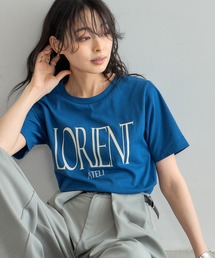 カラーロゴプリントTシャツ