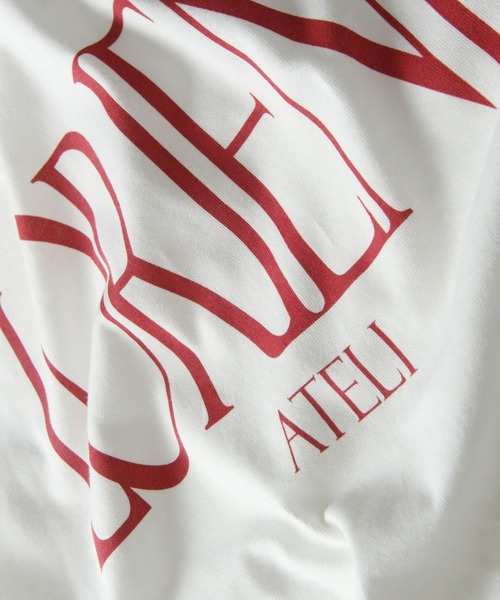 &. NOSTALGIA（アンドドットノスタルジア）の「カラーロゴプリントTシャツ（Tシャツ/カットソー・レディース・ブルー/オフホワイト・FREE）」の18枚目の写真