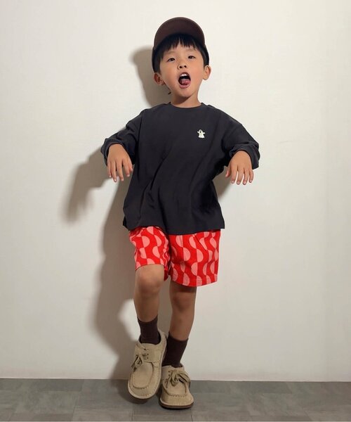BREEZE(ブリーズ)の「【WEB限定】色んな刺繍ロンT(Tシャツ/カットソー・キッズ・ブラック/ピンク/チャコール/グレー/ライム/ミント/アイボリー/ブルー/マスタード/ベージュ/ネイビー・90/120/110/100/150/140/130)」の13枚目の写真