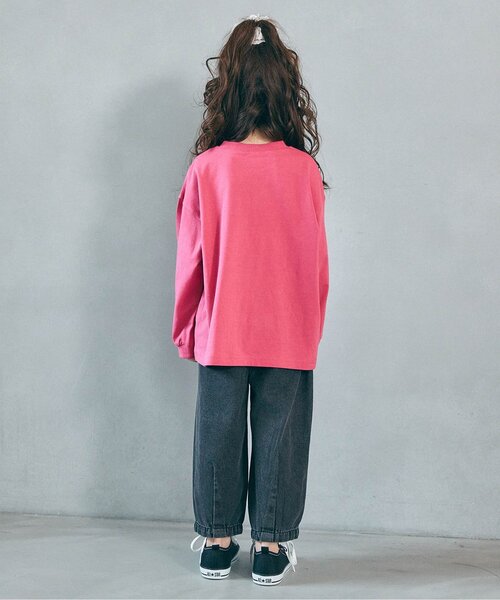 BREEZE(ブリーズ)の「【WEB限定】色んな刺繍ロンT(Tシャツ/カットソー・キッズ・ブラック/ピンク/チャコール/グレー/ライム/ミント/アイボリー/ブルー/マスタード/ベージュ/ネイビー・90/120/110/100/150/140/130)」の17枚目の写真