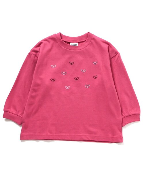 BREEZE(ブリーズ)の「【WEB限定】色んな刺繍ロンT(Tシャツ/カットソー・キッズ・ブラック/ピンク/チャコール/グレー/ライム/ミント/アイボリー/ブルー/マスタード/ベージュ/ネイビー・90/120/110/100/150/140/130)」の21枚目の写真