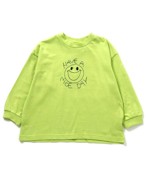 BREEZE(ブリーズ)の「【WEB限定】色んな刺繍ロンT(Tシャツ/カットソー・キッズ・ブラック/ピンク/チャコール/グレー/ライム/ミント/アイボリー/ブルー/マスタード/ベージュ/ネイビー・90/120/110/100/150/140/130)」の22枚目の写真