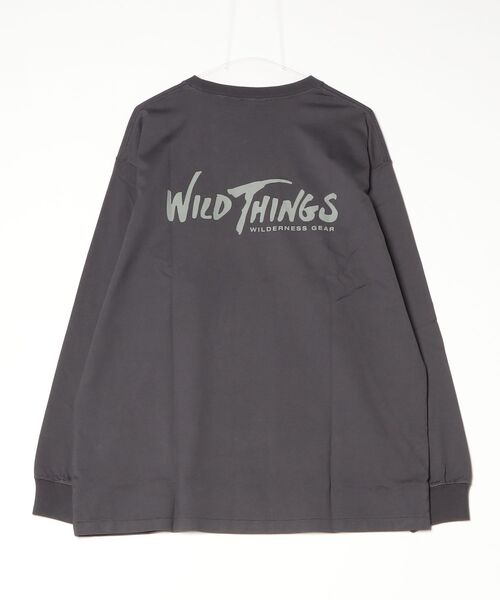WILD THINGS（ワイルドシングス）の「ウィルダネスギア L/S Tシャツ｜WILDERNESS GEAR L/S TEE（Tシャツ/カットソー・メンズ・ネイビー/ブラウン系その他/ホワイト/イエロー系その他・S/XL/L）」の13枚目の写真