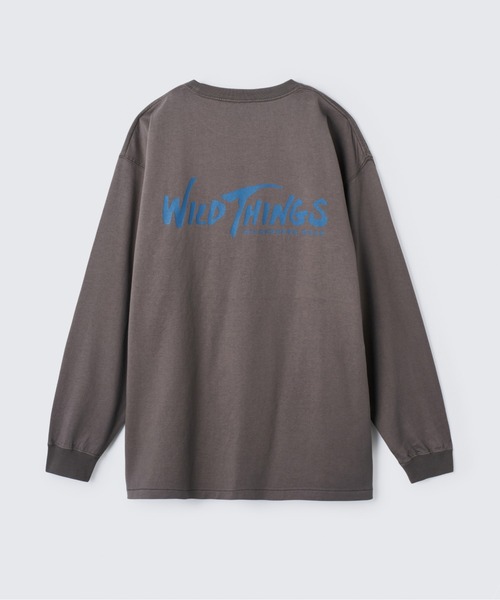 WILD THINGS（ワイルドシングス）の「ウィルダネスギア L/S Tシャツ｜WILDERNESS GEAR L/S TEE（Tシャツ/カットソー・メンズ・ネイビー/ブラウン系その他/ホワイト/イエロー系その他・S/XL/L）」の3枚目の写真