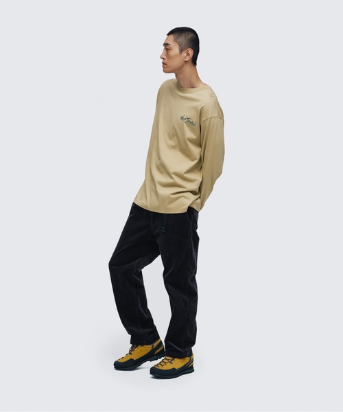 WILD THINGS（ワイルドシングス）の「ウィルダネスギア L/S Tシャツ｜WILDERNESS GEAR L/S TEE（Tシャツ/カットソー・メンズ・ネイビー/ブラウン系その他/ホワイト/イエロー系その他・S/XL/L）」の7枚目の写真