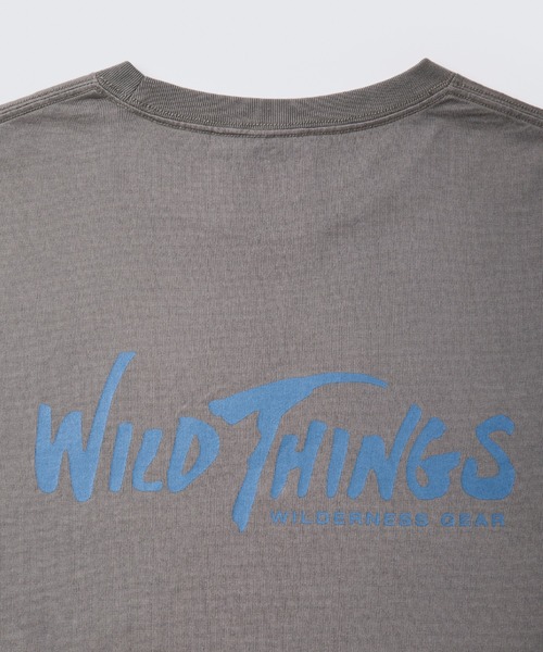WILD THINGS（ワイルドシングス）の「ウィルダネスギア L/S Tシャツ｜WILDERNESS GEAR L/S TEE（Tシャツ/カットソー・メンズ・ネイビー/ブラウン系その他/ホワイト/イエロー系その他・S/XL/L）」の11枚目の写真