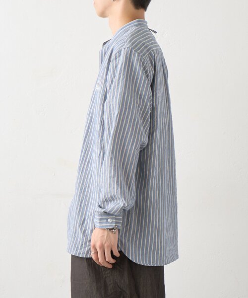 GEVACO(ゲバコ)の「【GEVACO】バンドカラーワッペンシャツ(シャツ/ブラウス・メンズ・ベージュ/ネイビー・MEDIUM/LARGE)」の18枚目の写真