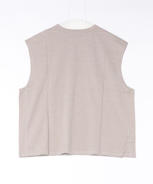 ARCHIVER（アーカイバ）の「【RS】【many men many mind】スラブ天竺ノースリーブ（Tシャツ/カットソー・メンズ・ホワイト/チャコールグレー/グレー・LARGE/MEDIUM）」の4枚目の写真