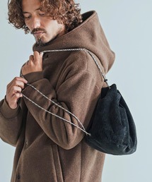 Magine（マージン）の「mko13753-Corduroy Fabric 2 Pieces Bag -Drawstring Bag & Pouch- 2ピースミニバッグ(MGN-263-033)（ハンドバッグ）」