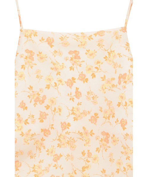 CLANE(クラネ)の「MABEL FLOWER DRAPE CAMI TOPS(キャミソール・レディース・ブラック/オレンジ・1/2)」の13枚目の写真