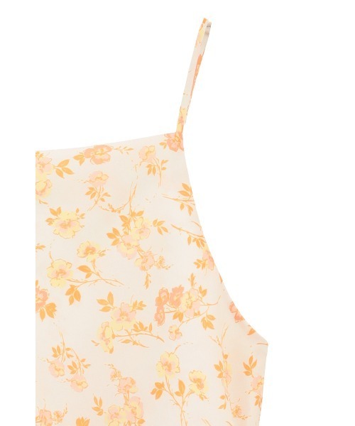 CLANE(クラネ)の「MABEL FLOWER DRAPE CAMI TOPS(キャミソール・レディース・ブラック/オレンジ・1/2)」の14枚目の写真