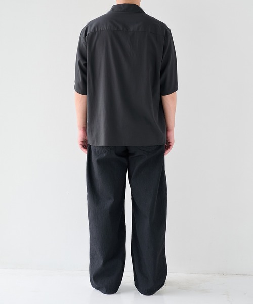 STUDIOUS(ステュディオス)の「【STUDIOUS】8.5oz Barrel Denim Pants(デニムパンツ・メンズ・ブラック/インディゴブルー・1/2)」の13枚目の写真