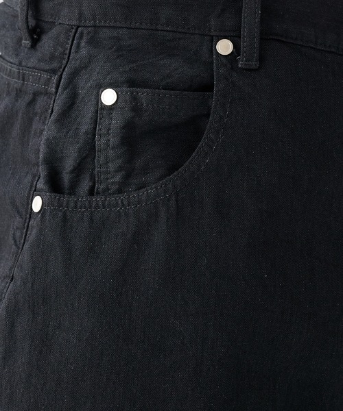 STUDIOUS(ステュディオス)の「【STUDIOUS】8.5oz Barrel Denim Pants(デニムパンツ・メンズ・ブラック/インディゴブルー・1/2)」の18枚目の写真