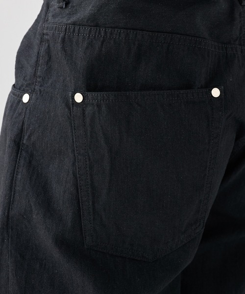 STUDIOUS(ステュディオス)の「【STUDIOUS】8.5oz Barrel Denim Pants(デニムパンツ・メンズ・ブラック/インディゴブルー・1/2)」の19枚目の写真