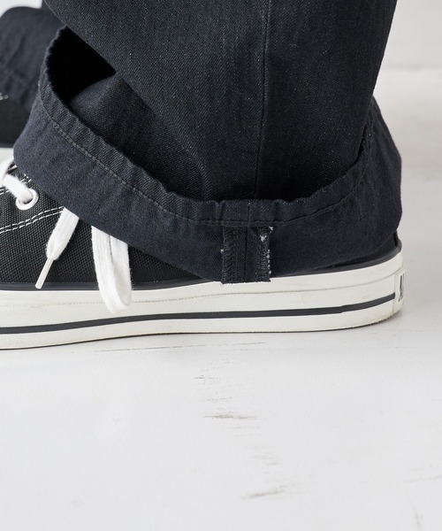 STUDIOUS(ステュディオス)の「【STUDIOUS】8.5oz Barrel Denim Pants(デニムパンツ・メンズ・ブラック/インディゴブルー・1/2)」の22枚目の写真