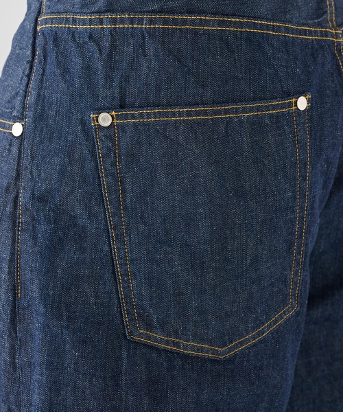 STUDIOUS(ステュディオス)の「【STUDIOUS】8.5oz Barrel Denim Pants(デニムパンツ・メンズ・ブラック/インディゴブルー・1/2)」の4枚目の写真