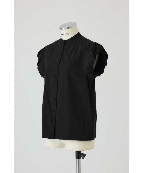 RIM.ARK(リムアーク)の「Bottle neck volume blouse(ボトルネック ボリューム ブラウス)(シャツ/ブラウス・レディース・ホワイト/ブラック/グリーン・FREE)」の4枚目の写真