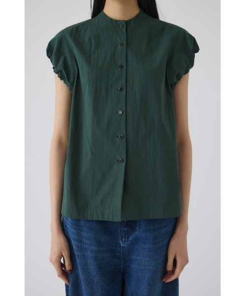 RIM.ARK(リムアーク)の「Bottle neck volume blouse(ボトルネック ボリューム ブラウス)(シャツ/ブラウス・レディース・ホワイト/ブラック/グリーン・FREE)」の9枚目の写真