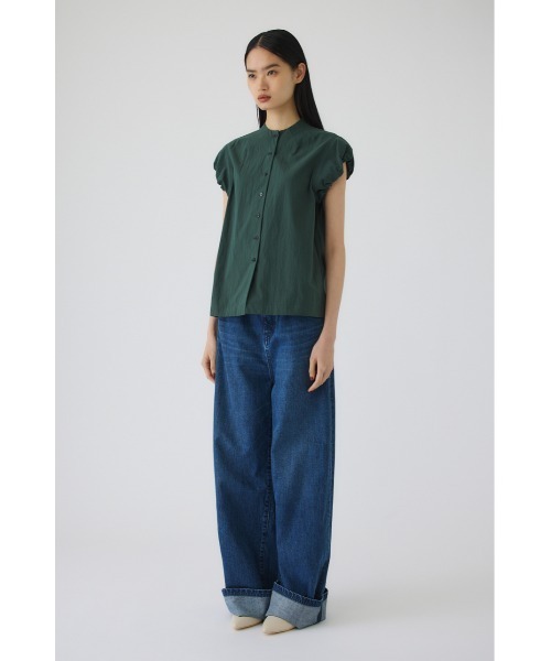 RIM.ARK(リムアーク)の「Bottle neck volume blouse(ボトルネック ボリューム ブラウス)(シャツ/ブラウス・レディース・ホワイト/ブラック/グリーン・FREE)」の11枚目の写真