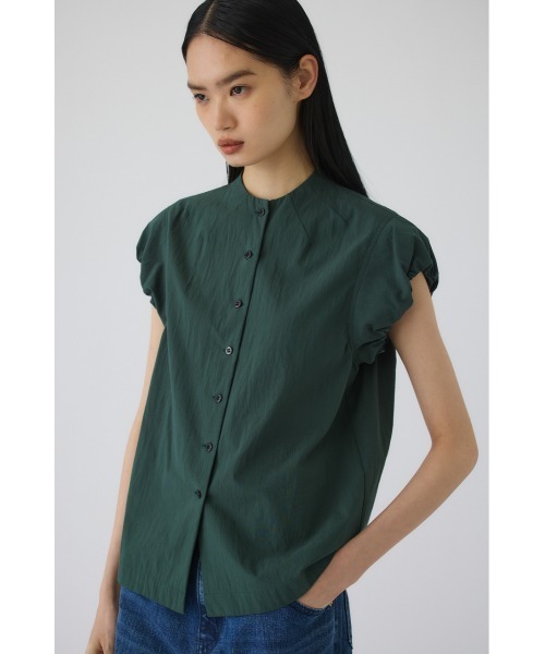 RIM.ARK(リムアーク)の「Bottle neck volume blouse(ボトルネック ボリューム ブラウス)(シャツ/ブラウス・レディース・ホワイト/ブラック/グリーン・FREE)」の5枚目の写真