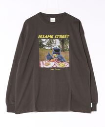 【SESAME STREET/セサミストリート】フォトプリント クルーネックロングスリーブTシャツ
