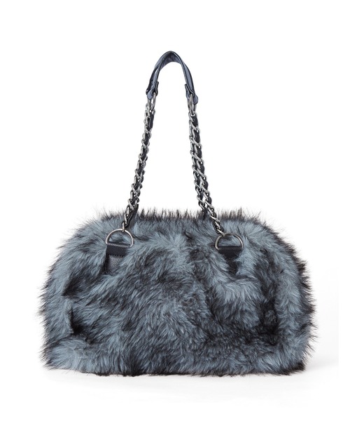 X-girl(エックスガール)の「FAUX FUR CHAIN BAG(ハンドバッグ・レディース・ブラック/ブラウン・ONE SIZE)」の14枚目の写真