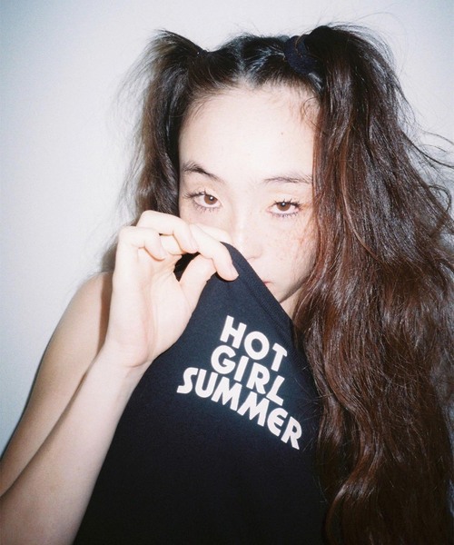 PULP/417EDIFICE(パルプフォーワンセブンエディフィス)の「Suii/ スイ HOT GIRL SUMMER TANK(Tシャツ/カットソー・レディース・ブラック/ブルー・MEDIUM/SMALL/X-SMALL)」の7枚目の写真