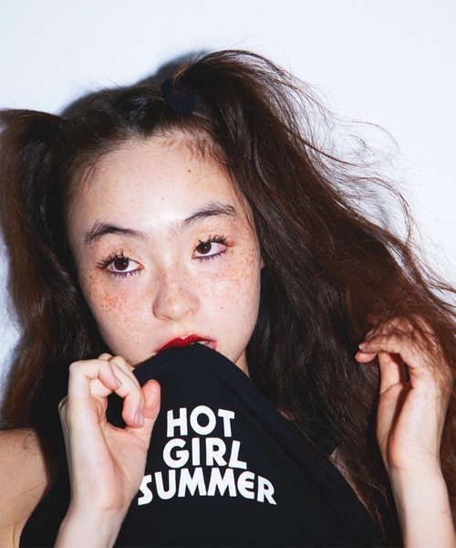 PULP/417EDIFICE(パルプフォーワンセブンエディフィス)の「Suii/ スイ HOT GIRL SUMMER TANK(Tシャツ/カットソー・レディース・ブラック/ブルー・MEDIUM/SMALL/X-SMALL)」の8枚目の写真