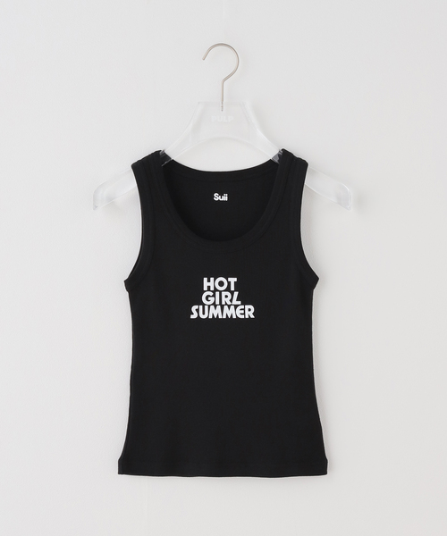 PULP/417EDIFICE(パルプフォーワンセブンエディフィス)の「Suii/ スイ HOT GIRL SUMMER TANK(Tシャツ/カットソー・レディース・ブラック/ブルー・MEDIUM/SMALL/X-SMALL)」の16枚目の写真